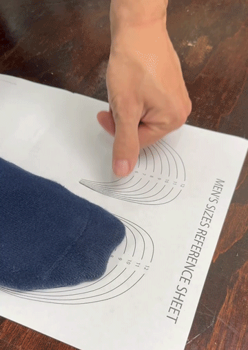 how to use the size guide step 4